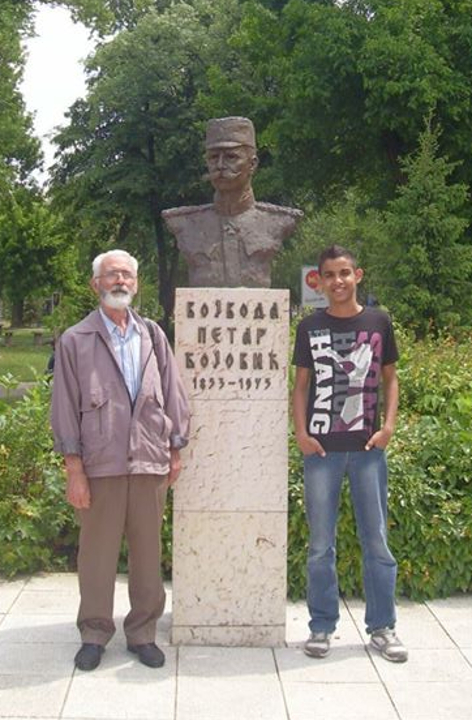Stefan Radu sa profesorom Borivojem Jerkovićem
