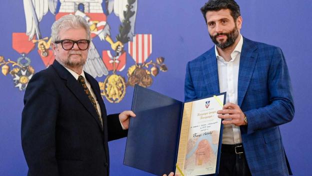 Aleksandar Šapić svečano uručio laureatima Nagradu grada Beograda za 2023. godinu